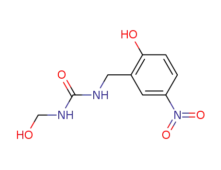 N-hydroxymethyl-N'-(2-hydroxy-5-nitro-benzyl)-urea