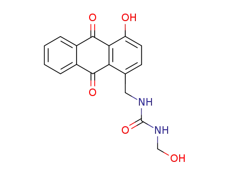 N-(4-hydroxy-9,10-dioxo-9,10-dihydro-[1]anthrylmethyl)-N'-hydroxymethyl-urea