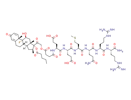 betamethasone valerate-succinoyl-EEMQRR-NH2
