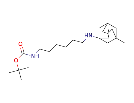 tert-butyl (6-((3,5-dimethyladamantan-1-yl)amino)hexyl)carbamate
