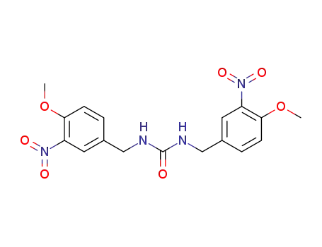 N,N'-bis-(4-methoxy-3-nitro-benzyl)-urea