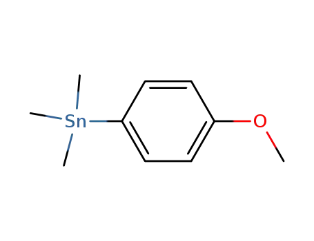 Molecular Structure of 940-00-1 (4-Methoxyphenyltrimethylstannane)