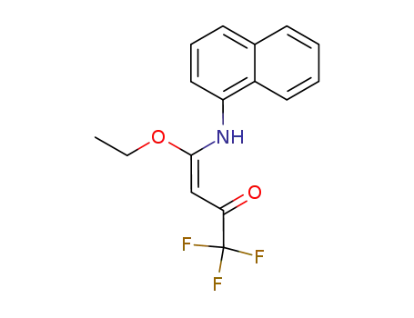 (E)-4-Ethoxy-1,1,1-trifluoro-4-(naphthalen-1-ylamino)-but-3-en-2-one