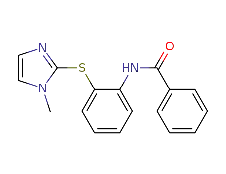 N-(2-((1-methyl-1H-imidazol-2-yl)thio)phenyl)benzamide