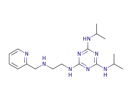 N2,N4-diisopropyl-N6-(2-((pyridin-2-ylmethyl)amino)ethyl)-1,3,5-triazine-2,4,6-triamine