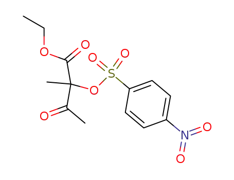 Ethyl 2-<<(p-nitrophenyl)sulfonyl>oxy>-2-methylacetoacetate