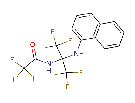 N-(α-trifluoroacetylaminohexafluoroisopropyl)-α-naphthylamine