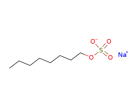 Molecular Structure of 142-31-4 (Sodium octyl sulfate)