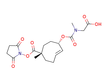 2-[({[(1S,2E,6S)-6-{[(2,5-dioxopyrrolidin-1-yl)oxy]carbonyl}-6-methylcyclooct-2-en-1-yl]oxy}carbonyl)(methyl)amino]acetic acid