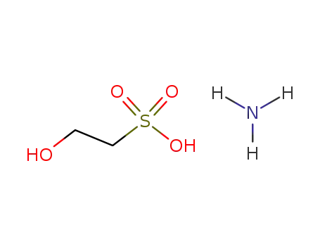 Molecular Structure of 57267-78-4 (Ammonium 2-hydroxyethanesulphonate)