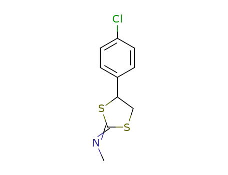 4-(4-chlorophenyl)-N-methyl-1,3-dithiolan-2-imine