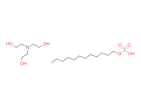 Molecular Structure of 139-96-8 (Triethanolamine lauryl sulfate)