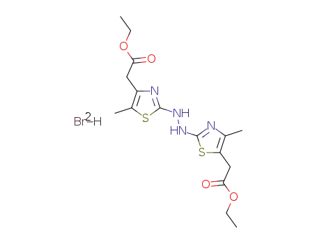 N,N'-bis-(5-ethoxycarbonylmethyl-4-methyl-thiazol-2-yl)-hydrazine; dihydrobromide