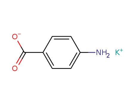 Molecular Structure of 138-84-1 (P-AMINOBENZOIC ACID POTASSIUM SALT)