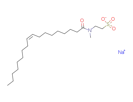 Molecular Structure of 137-20-2 (SODIUM-N-METHYL-N-OLEYL TAURATE)