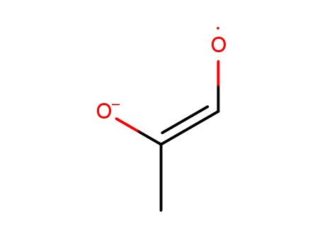 2-oxo-propionaldehyde (Z)-radical anion