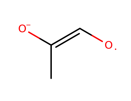 2-oxo-propionaldehyde (E)-radical anion