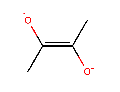 trans-2,3-butane semidione radical anion