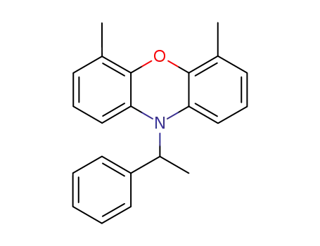 Molecular Structure of 113202-08-7 (10H-Phenoxazine, 4,6-dimethyl-10-(1-phenylethyl)-)