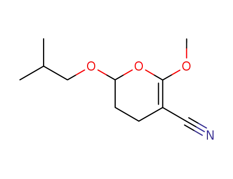2-isobutoxy-5-cyano-6-methoxy-3,4-dihydro-2H-pyran