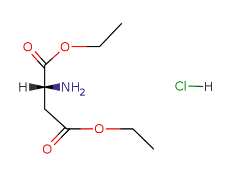 Molecular Structure of 112018-26-5 (D-Aspartic Acid diethyl ester hydrochloride)