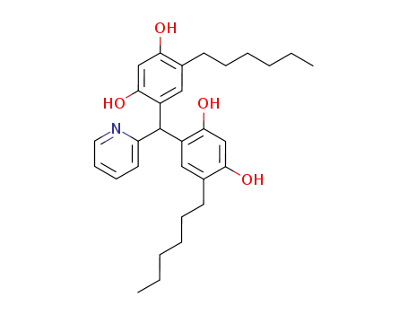 bis(2,4-dihydroxy-5-hexyl-1-phenyl)(2-pyridyl)methane