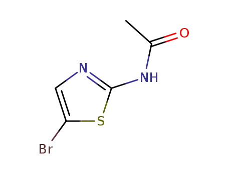 Molecular Structure of 7336-54-1 (2-ACETAMIDO-5-BROMOTHIAZOLE)