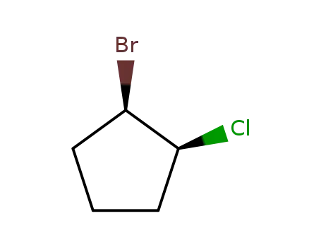 cis-1-bromo2-chlorocyclopentane