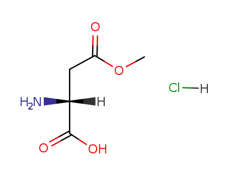 Molecular Structure of 22728-89-8 (4-methyl hydrogen D-aspartate hydrochloride)
