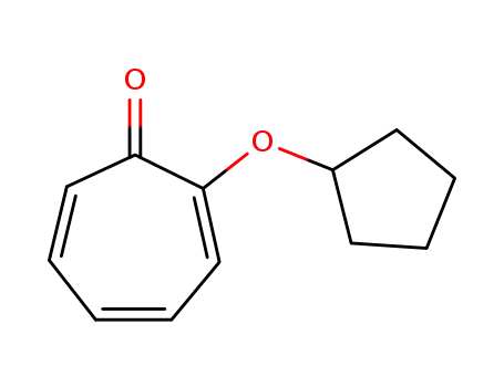 Molecular Structure of 87563-16-4 (2,4,6-Cycloheptatrien-1-one, 2-(cyclopentyloxy)-)