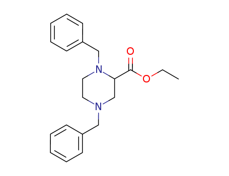 Ethyl 1,4-dibenzylpiperazine-2-carboxylate(72351-59-8)