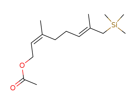 Acetic acid (2Z,6E)-3,7-dimethyl-8-trimethylsilanyl-octa-2,6-dienyl ester