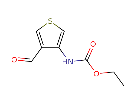 4-(ethoxycarbonylamino)-thiophene-3-carboxaldehyde