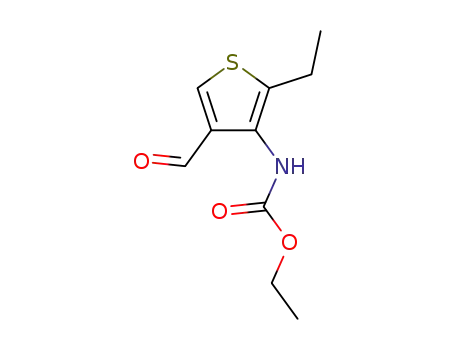 (2-Ethyl-4-formyl-thiophen-3-yl)-carbamic acid ethyl ester