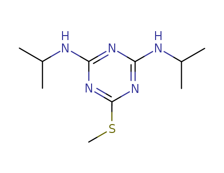 7287-19-6,Prometryn,1,3,5-Triazine-2,4-diamine,N,N'-bis(1-methylethyl)-6-(methylthio)- (9CI);2-(Methylthio)-4,6-diisopropylamino-1,3,5-triazine;2-Methylthio-4,6-bis(isopropylamino)-1,3,5-triazine;A 1114;Azogard;Caparol;Cosatrin;Cotogard;G 34161;Gesagard;Gesagard 50;Mercazin;N,N'-Bis(1-methylethyl)-6-methylthio-1,3,5-triazine-2,4-diamine;NSC 163049;Prohelan;Prometrex;Prometryne;Selectin (herbicide);Selectin 50;