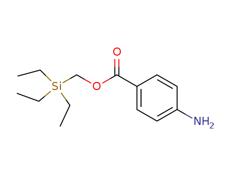 triethylsilylmethyl ester of 4-aminobenzoic acid