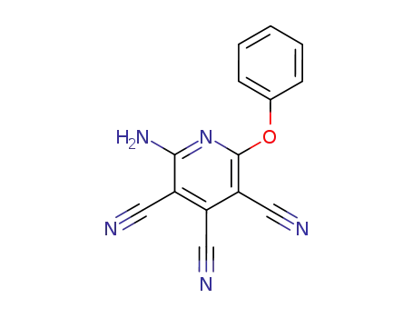 2-Amino-6-phenoxy-3,4,5-tricyanopyridin