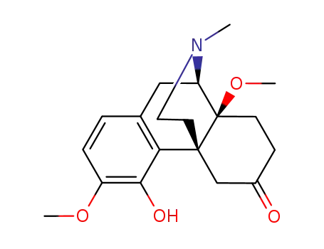 (-)-3,14-dimethoxy-4-hydroxy-N-methylmorphinan-6-one