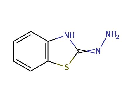 615-21-4,2-HYDRAZINOBENZOTHIAZOLE,2(3H)-Benzothiazolone,hydrazone (9CI); 2-Benzothiazolinone, hydrazone (7CI); Benzothiazole,2-hydrazino- (6CI,8CI); (2-Benzothiazolyl)hydrazine; 2-Hydrazinobenzothiazole;2-Hydrazinyl-1,3-Benzothiazole; 2-Hydrazonobenzothiazole;Hydrazinobenzothiazole; NSC 315248; NSC 3271