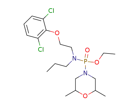 Ethyl<<2-(2,6-dichlorphenoxy)-ethyl>-propylamido>(2,6-dimethyl-morpholin-4-ylamido)phosphat