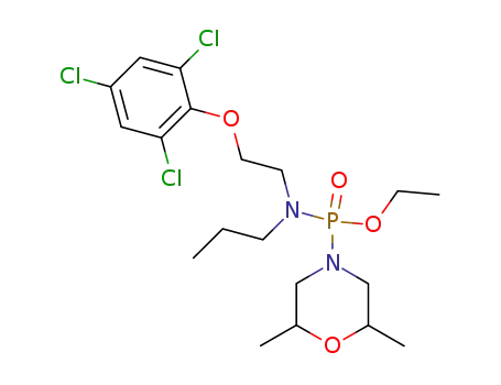 Ethyl<<2-(2,4,6-trichlorphenoxy)-ethyl>-propylamido>(2,6-dimethyl-morpholin-4-ylamido)phosphat