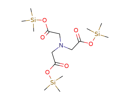 Molecular Structure of 51407-32-0 (Glycine, N,N-bis[2-oxo-2-[(trimethylsilyl)oxy]ethyl]-, trimethylsilyl ester)
