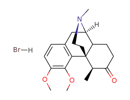 (-)-3,4-dimethoxy-5,17-dimethylmorphinan-6-one hydrobromide