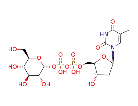 thymidine 5'-(α-D-glucopyranosyl diphosphate)