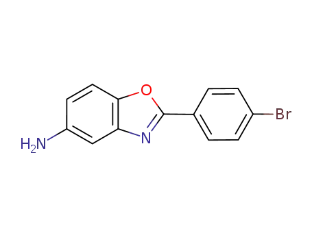 Molecular Structure of 54995-56-1 (2-(4-BROMO-PHENYL)-BENZOOXAZOL-5-YLAMINE)