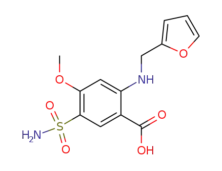 2-[(Furan-2-ylmethyl)-amino]-4-methoxy-5-sulfamoyl-benzoic acid