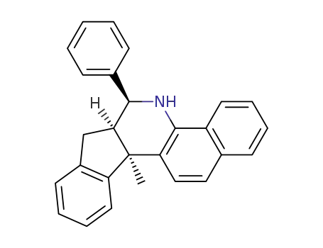 (6S,6aR,11bR)-11b-Methyl-6-phenyl-6,6a,7,11b-tetrahydro-5H-benzo[h]indeno[1,2-c]quinoline