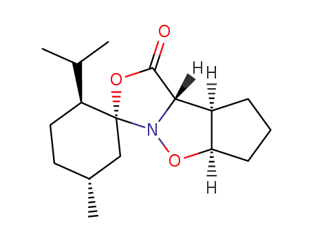 (3R,5aR,8aR,8bS,1'R,4'S)-1-oxo-1,5a,8a,8b-tetrahydrocyclopent[f]isoxazolo[2,3-c]oxazole-3-spiro-3'-menthane