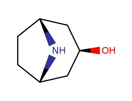 Molecular Structure of 501-33-7 ((1α,5α)-8-Azabicyclo[3.2.1]octane-3α-ol)