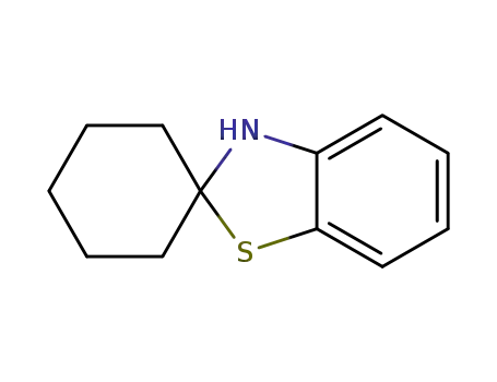 Molecular Structure of 182-53-6 (3H-Spiro[1,3-benzothiazole-2,1'-cyclohexane])